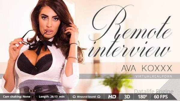 VirtualRealPorn: Ava Koxxx - Remote interview [Oculus Rift, Vive | SideBySide] [1600p]