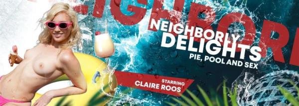 VRSpy: Claire Roos - Neighborly Delights: Pie, Pool and Sex [Oculus Rift, Vive | SideBySide] [1920p]